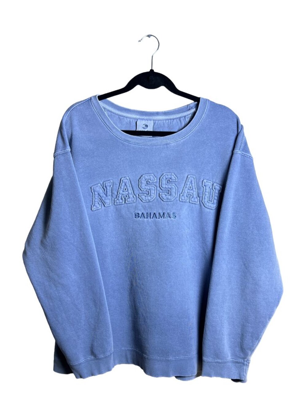 Ocean Drive Nassau Bahamas Sweatshirt Blue XL